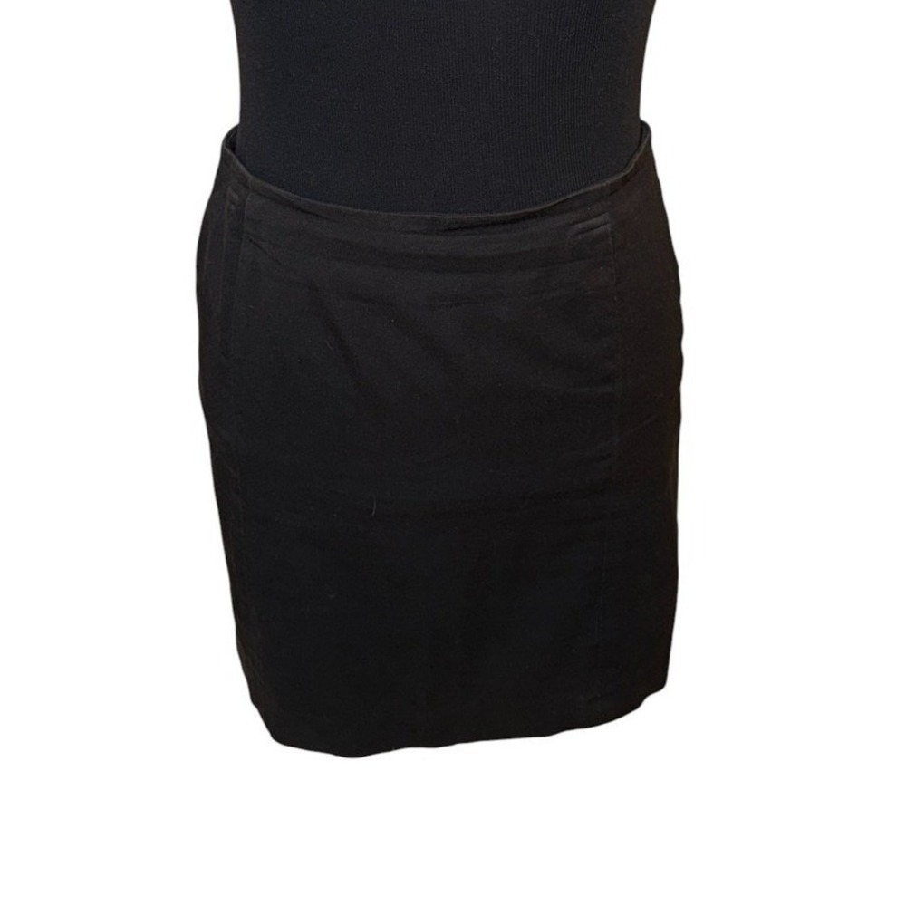 Banana Republic Pencil Skirt Womens Black Cotton Blend Stretch 10P